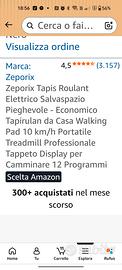 tapis roulant elettrico salva spazio 