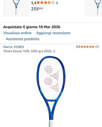 Yonex endzone 285gr
