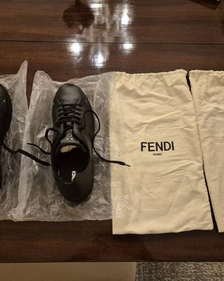 Sneakers Fendi ORIGINALI in pelle –misura 9– nuove