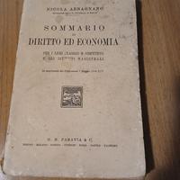 Libro Raro 1939 - Nicola Abbagnano - Diritto ed 