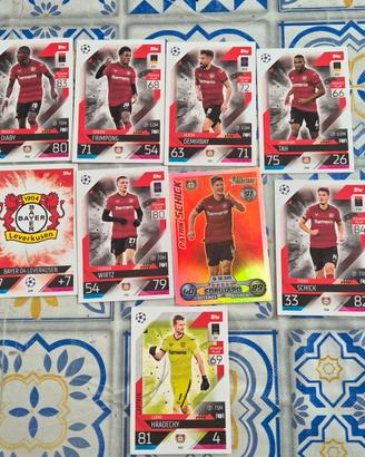 Lotto 9 Carte Match Attax 22/23 Bayer Leverkusen