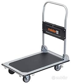 Meister 8985530 - Carrello con piattaforma, 150 kg