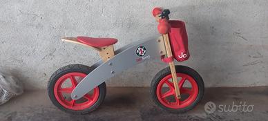 bicicletta legno senza pedali