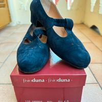 Scarpe donna Fisio Duna camoscio blu