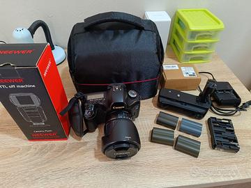 Canon 5D con accessori 