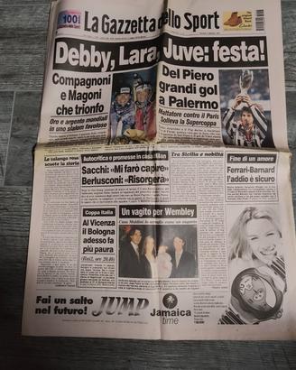 Gazzetta Supercoppa Juve 1997