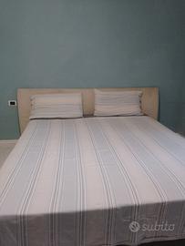 copripiumino double-face cotone e raso 