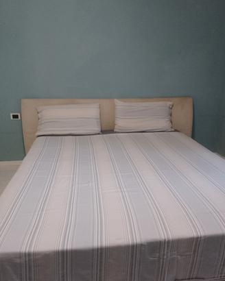 copripiumino double-face cotone e raso 