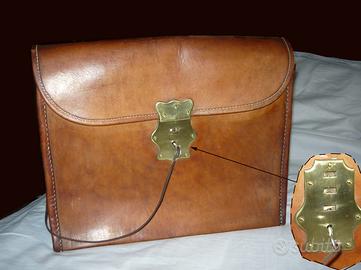 Borsa vintage in pelle con tracolla