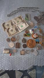 monete dollari marchi sterlina spille