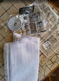 Zanzariera Magnetica per Finestra Bianca 80x115 cm