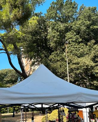Gazebo 3x3 con coperture laterali