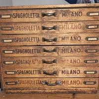 cassettiera spagnolette  Cucirini Milano 