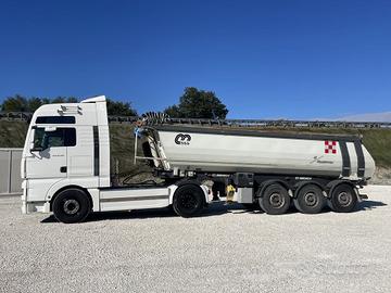 Trarrore stradale Man TGA 18480 + Vasca Menci
