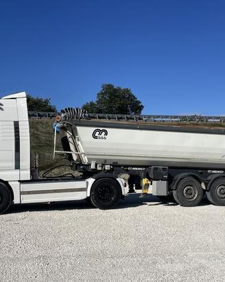 Trarrore stradale Man TGA 18480 + Vasca Menci