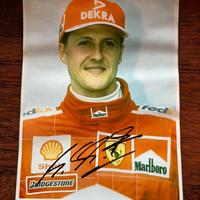 Foto autografo originale Michael Schumacher 1999