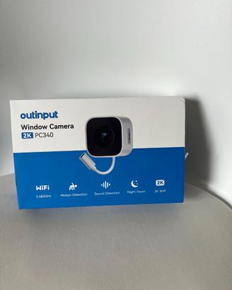 Telecamera Sorveglianza Finestra Outinput 2K 3MP W
