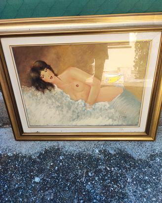 dipinto nudo su tela 