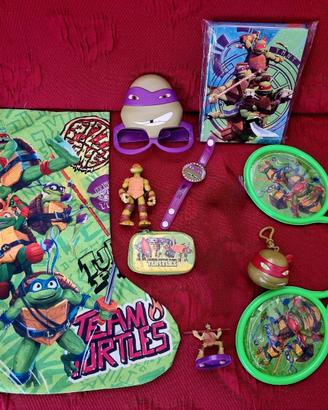 Lotto Racchette Ping Pong Calza Tartarughe Ninja S