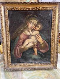 Dipinto Madonna con bambino