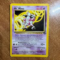 Mr. Mime carta pokemon collezionabile edizione 1