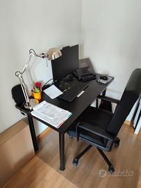 Scrivania sedia ufficio smart working