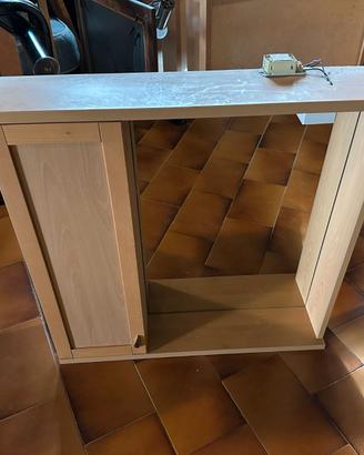 Specchio per bagno con armadietto
