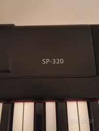 Tastiera elettronica con cavalletto e pedale