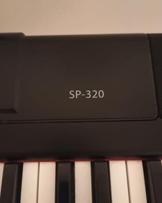 Tastiera elettronica con cavalletto e pedale