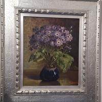 quadro Fortunato Teodorani natura morta con fiori