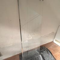 Parete in vetro temperato doccia