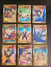 Lotto 16 carte lenticolari Dragon ball Z gold