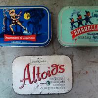 Scatole di latta pernigotti perugina e di caramell