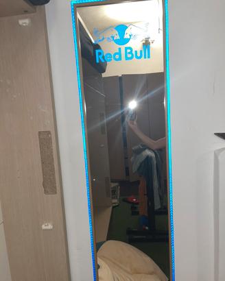 Specchio personalizzato redbull
