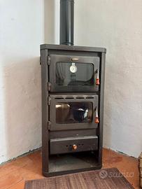 Stufa a Legna con Tubi Flessibili