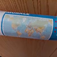 Carta politica murale "il Mondo"  132x105