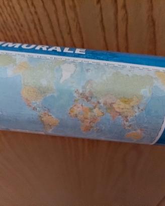 Carta politica murale "il Mondo"  132x105