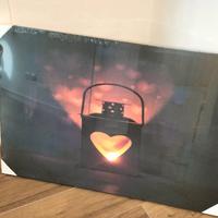 Stampa Quadro Canvas Cuore su Tela Retroilluminata