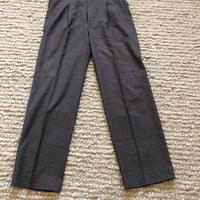 Pantaloni uomo in pura lana vergone.