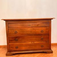 Cassettiera/comò in legno massello arte povera