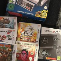 Nes mini + Nintendo 3DS XL + 5 giochi con Pokemon