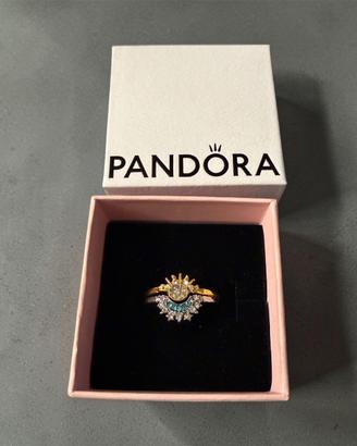 Set 2 Anelli Luna e Sole