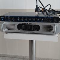 Amplificatore,casse,mixer,adattatore bluetooth