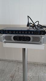 Amplificatore,casse,mixer,adattatore bluetooth