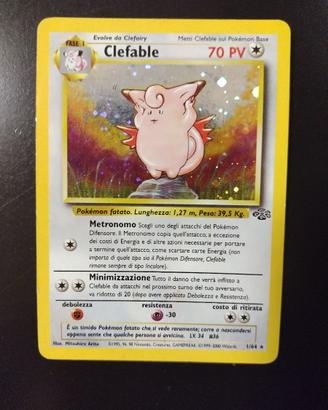 carta Pokémon Clefable - Jungle