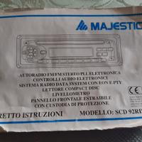 Stereo majestic SCD92 RDS/FM