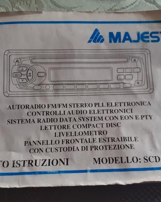 Stereo majestic SCD92 RDS/FM