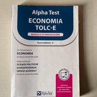 Libro Alpha Test Economia TOLC-E