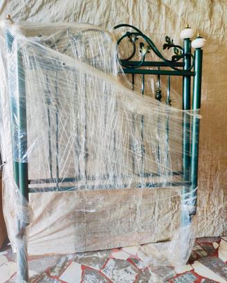 LETTO SINGOLO IN FERRO BATTUTO