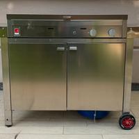 Barbecue piastra professionale Airone con carrello